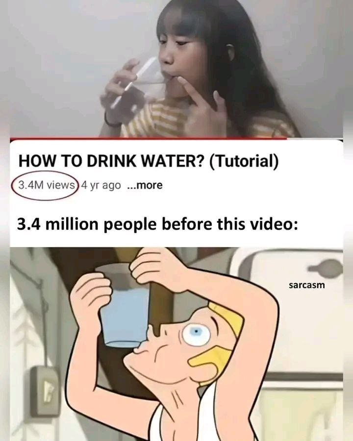 How to drink water? tutorial 3.4m views 4 yr ago more 3.4 million people before