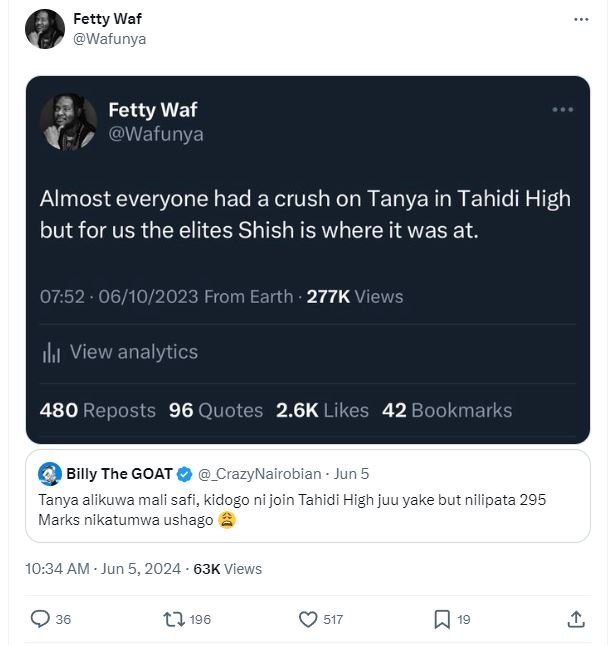 Fetty waf wafunya fetty waf wafunya almost everyone had a crush on tanya in tahi