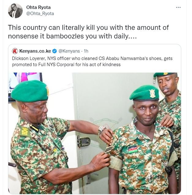 Ohta ryota ohta_ryota this country can literally kill you with the amount of non