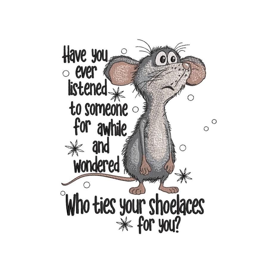 Have yqu ever istened to someone for awhie qd wanlered 'whołies your shoehces fo