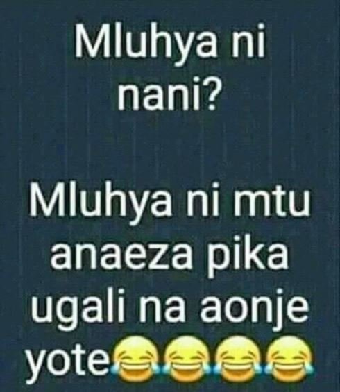 Mluhya ni nani? mluhya ni mtu anaeza pika ugali na aonje yote