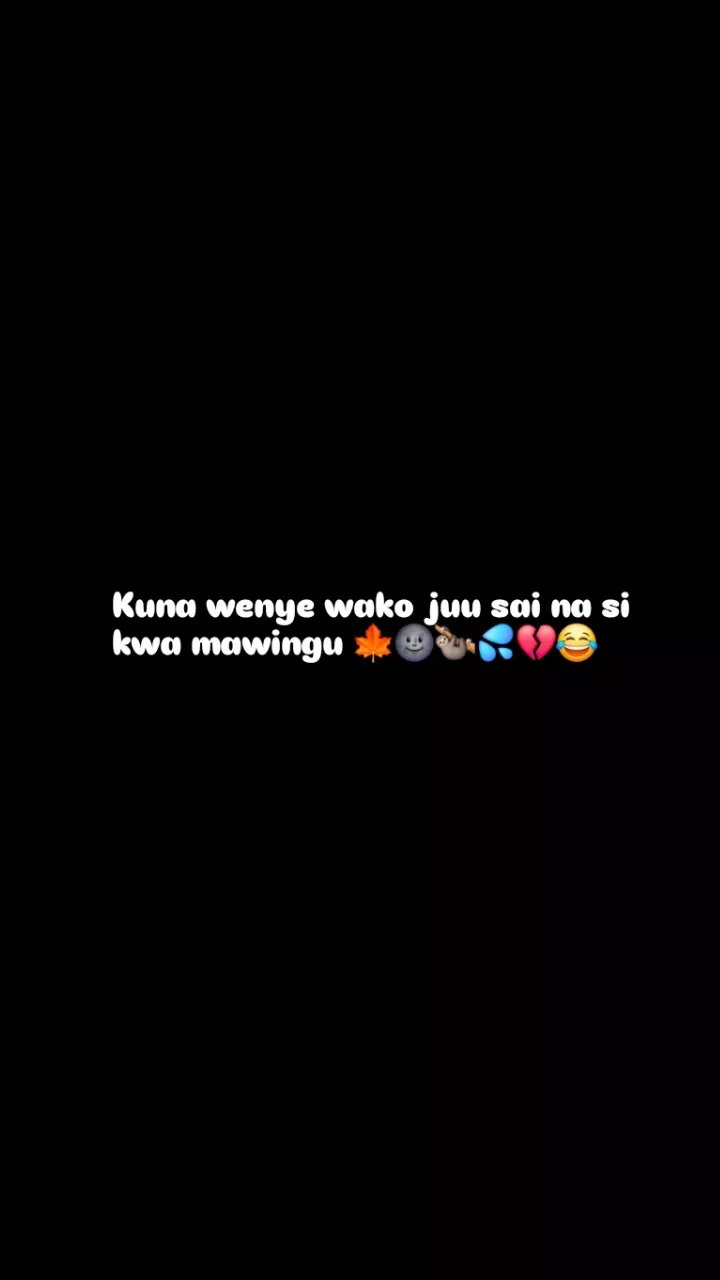 Kuna wenye wako juu sai na si kwa mawingu