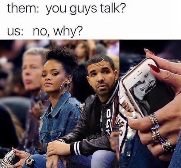 Them you guys talk? us no why? 9