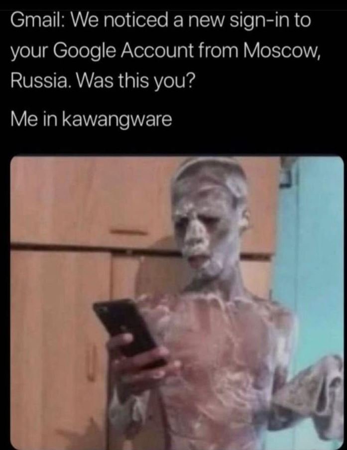 Gmail we noticed a new sign, in to your google account from moscow russia was th