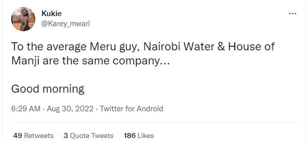 Kukie karey_mwari to the average meru guy nairobi water house of manji are the s