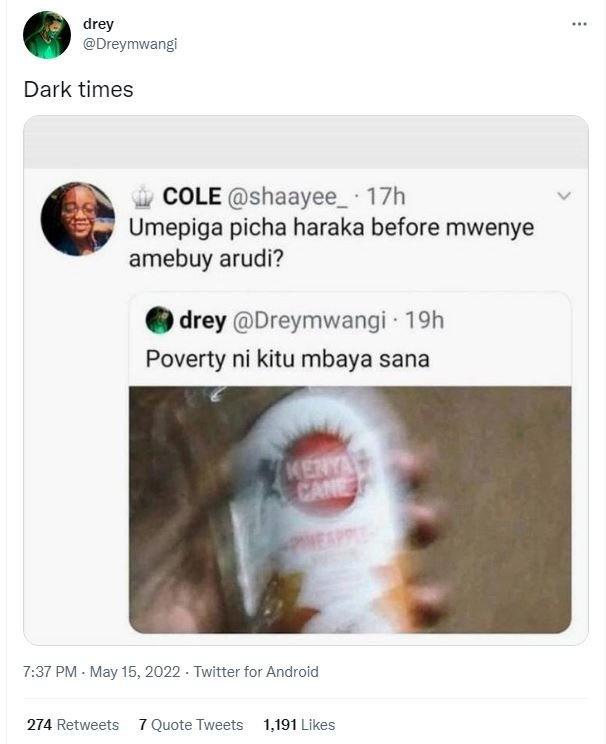 Drey dreymwangi dark times cole shaayee 17h umepiga picha haraka before mwenye a