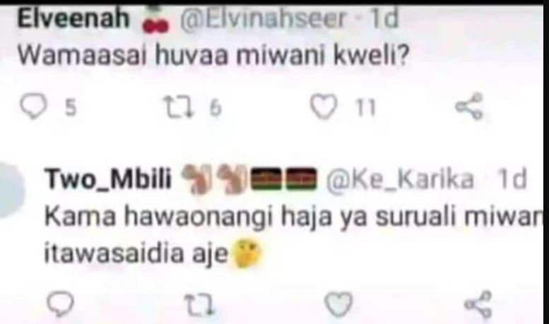 Elveenah elvindhseer id wamaasaı huvaa miwani kwell? 0 5 0 11 two_mbili ke_karlk