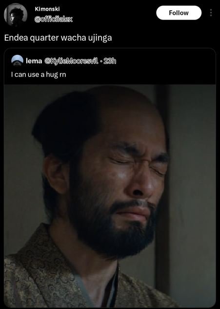 Klmonski oficilalex follow endea quarter wacha ujinga lema kyllemooresvil . 23h