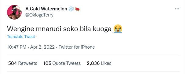 A cold watermelon okiogaterry wengine mnarudi soko bila kuoga translate tweer 10