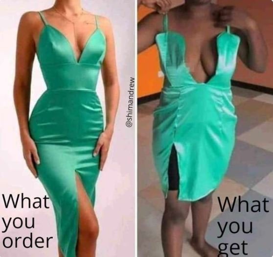 1 What you order What you get