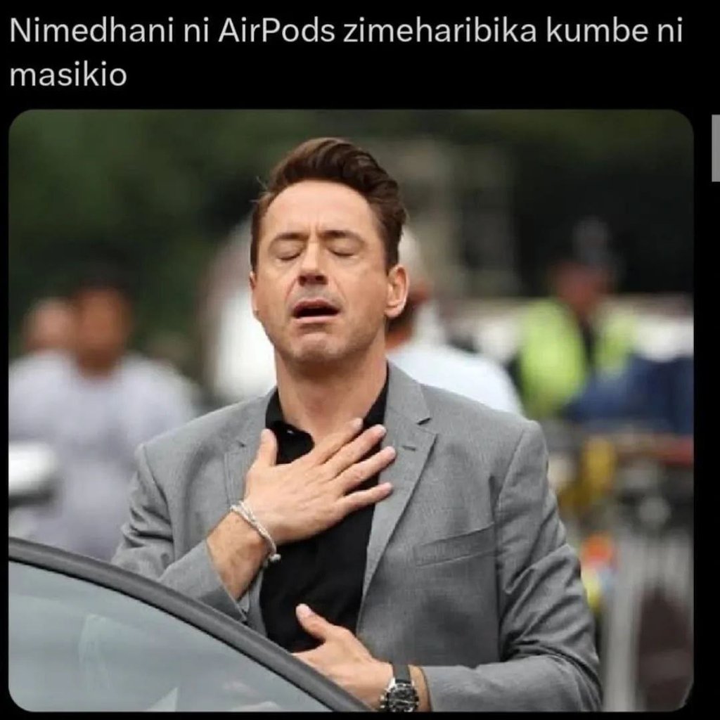Nimedhani ni airpods zimeharibika kumbe ni masikio