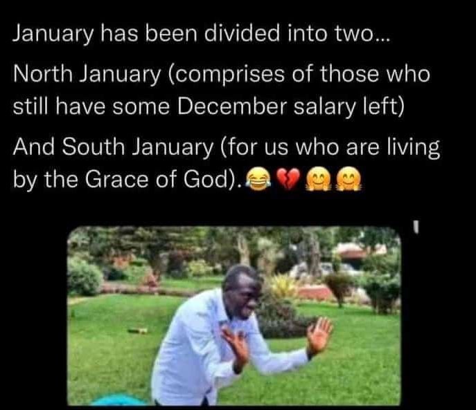 January has been divided into two_ North January comprises of those who still ha