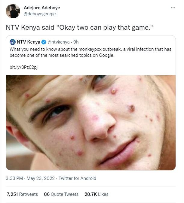 Adejoro adeboye deboyegeorge ntv kenya said okay two can play that game ntv keny