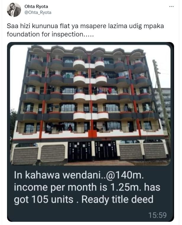 Ohta ryota ohta_ryota saa hizi kununua flat ya msapere lazima udig mpaka foundat