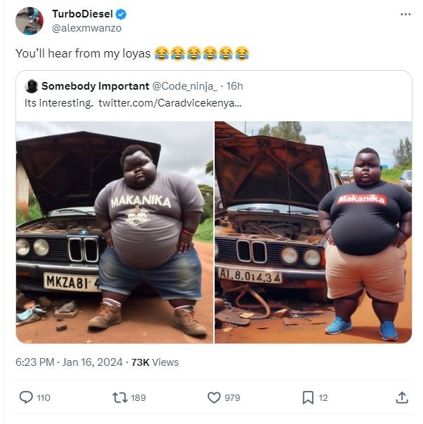 Turbodiesel alexmwanzo you'll hear from my loyas s22 somebody important code_nin