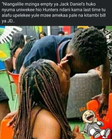 Niangalilie mzinga empty ya jack daniel's huko nyuma uniwekee hio hunters ndani