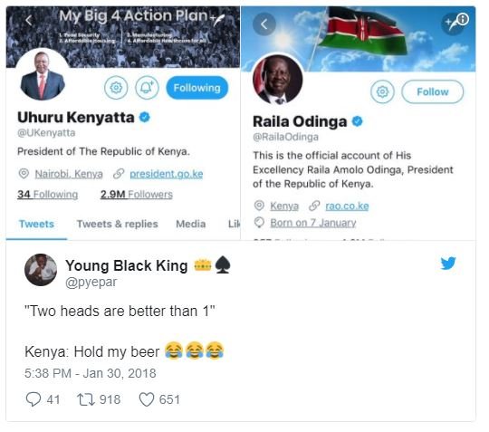 My big 4 action plan following follow uhuru kenyatta ukenyarta president of the