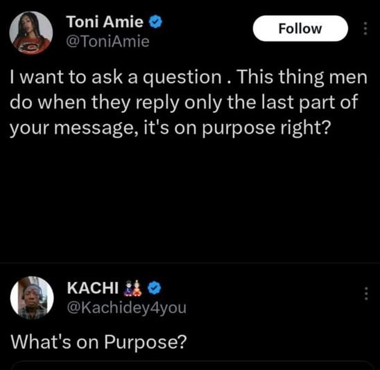 Toni amie toniamie follow iwant to ask a question this thing men do when they re