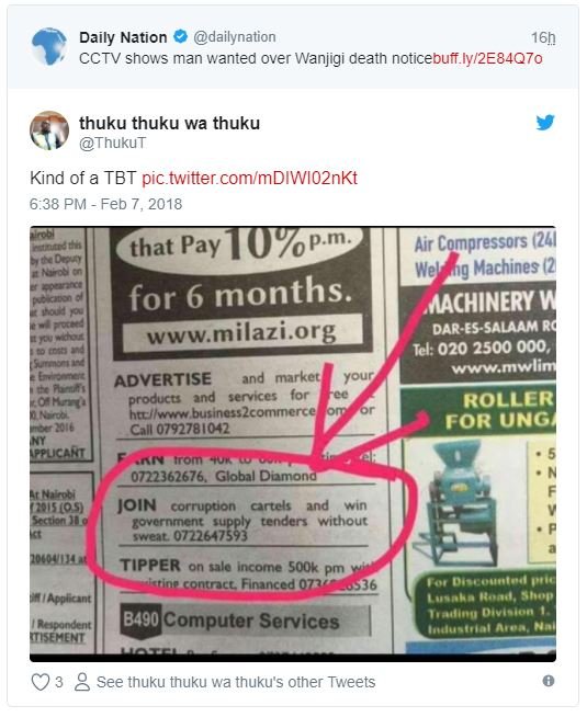 Daily nation dailynation 16h cctv shows man wanted over wanjigi death noticebuff