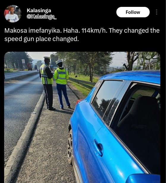 Kalasinga kalasinga follow makosa imefanyika. haha. 114kmh_ they changed the spe