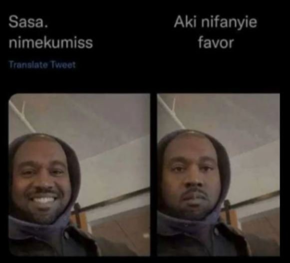 Sasa nimekumiss Trarvnlale Iuaos Aki nifanyie favor