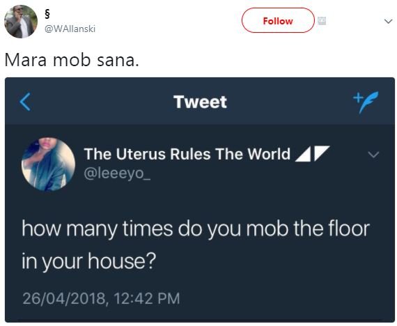 Follow wallanski mara mob sana_ tweet the uterus rules the world leeeyo_ how man