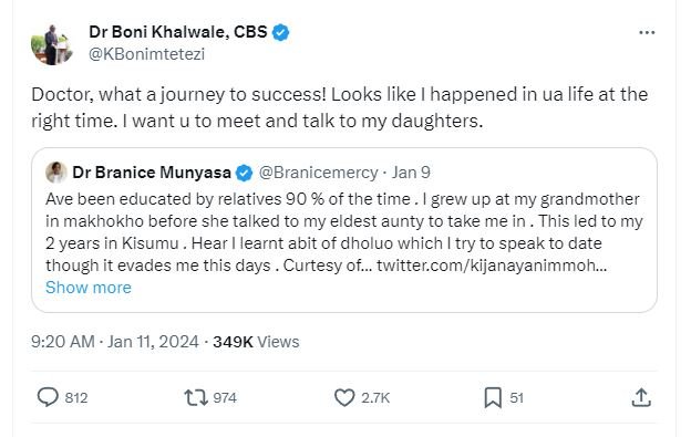 Dr boni khalwale cbs kbonimtetezi doctor what ajourney to success! looks like l