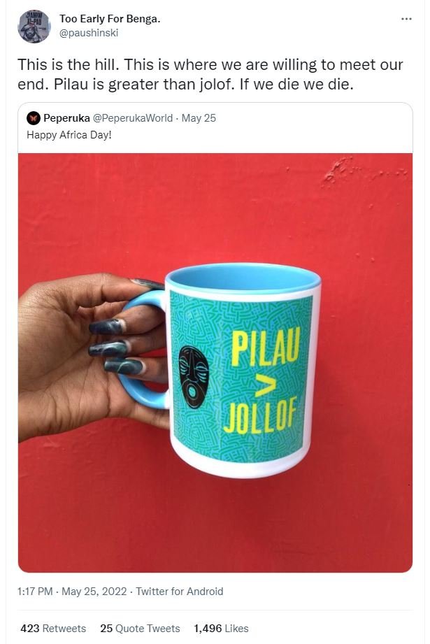 Too early for benga_ paushinski this is the hill. this is where we are willing t