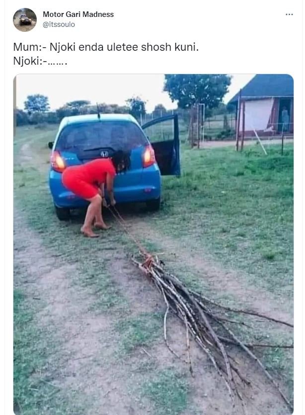 Motor gari madness itssoulo mum njoki enda uletee shosh kuni. njoki