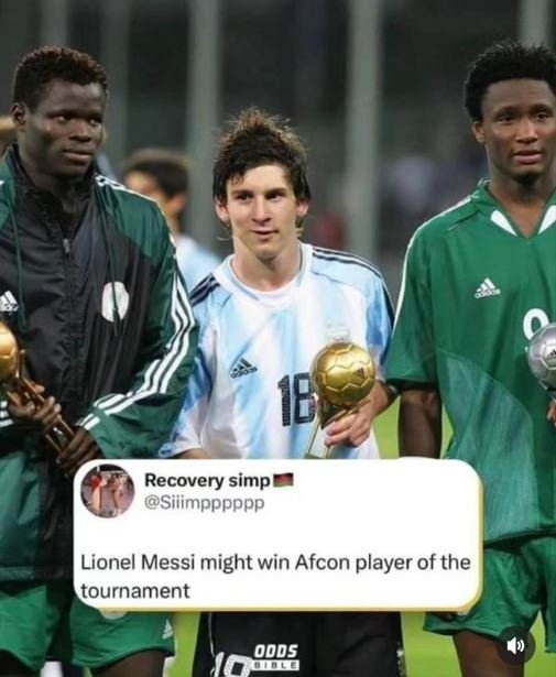 1b recovery simp siiimpppppp lionel messi might win afcon player of the tourname