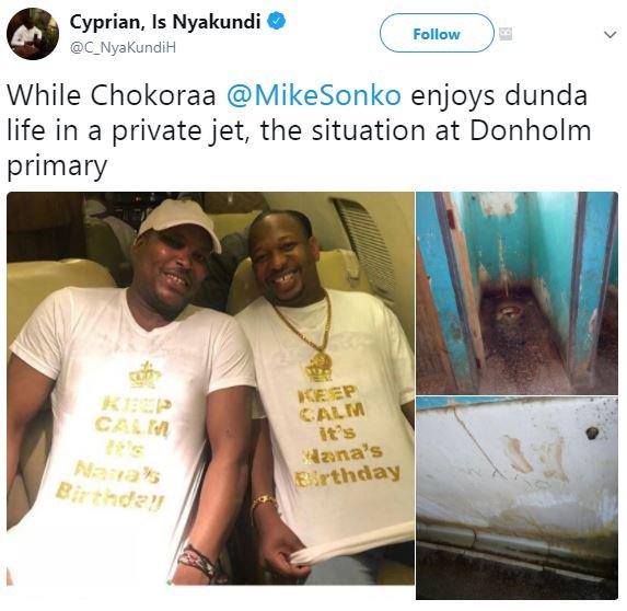 Cyprian, is nyakundi c_nyakundih follow while chokoraa mikesonko enjoys dunda li