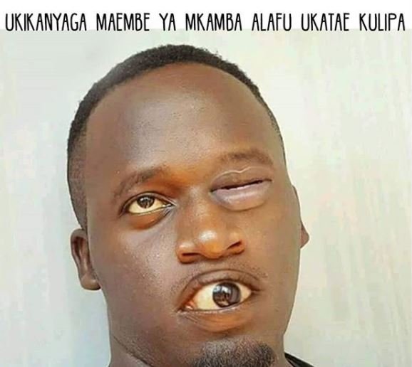 Ukikanyaga maembe ya mkamba alafu ukatae kulipa