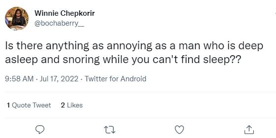 Winnie chepkorir bochaberry is there anything as annoying as a man who is deep a