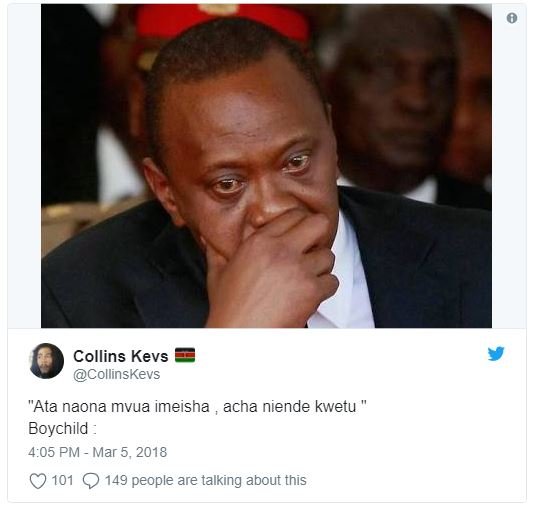 Collins kevs collinskevs ata naona mvua imeisha acha niende kwetu boychild 4.05