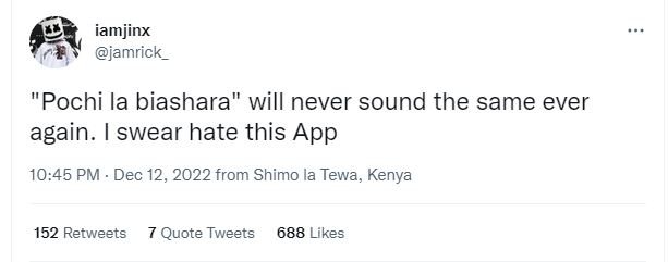 Iamjinx jamrick _ 'pochi la biashara will never sound the same ever again. swear