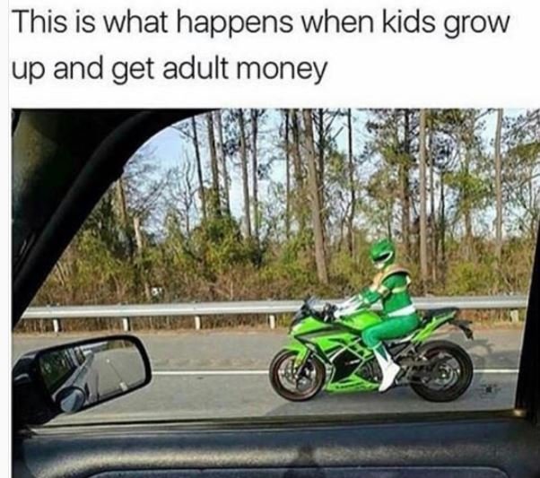 This is what happens when kids grow up and get adult money