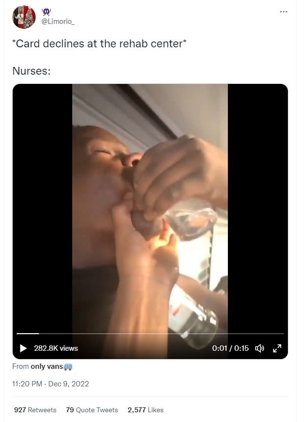 Limorio_ card declines at the rehab center nurses 282.8k views 0.01 0.15 from on