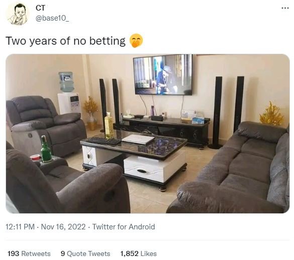 Ct baselo two years of no betting 12.11 pm nov 16, twitter for android 193 retwe