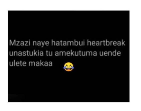 Mzazi naye hatambui heartbreak unastukia tu amekutuma uende lulete makaa