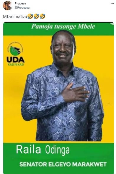 Propesa propebb? mtanimaliza 3 9 9 pamoja tusonge mbele uda n raila odinga senat