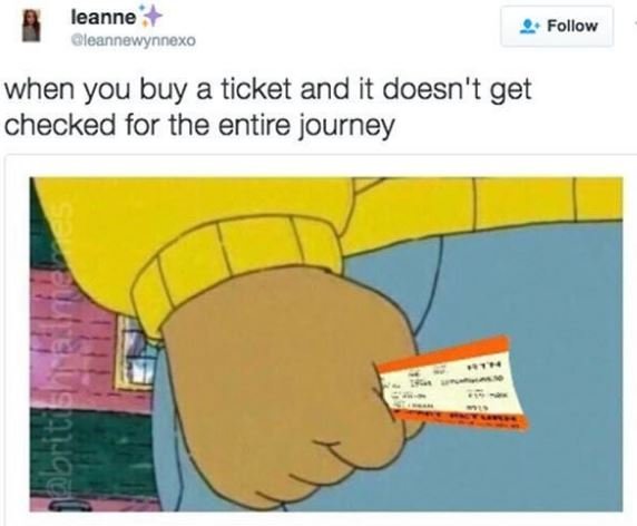 Leanne aleannewynnexo follow when you buy a ticket and it doesn't get checked fo