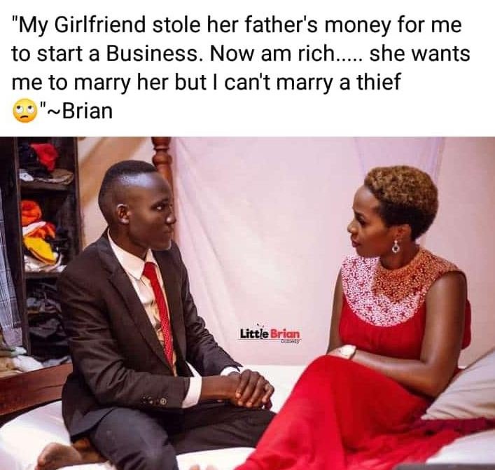 My girlfriend stole her father's money for me to start a business. now am rich.