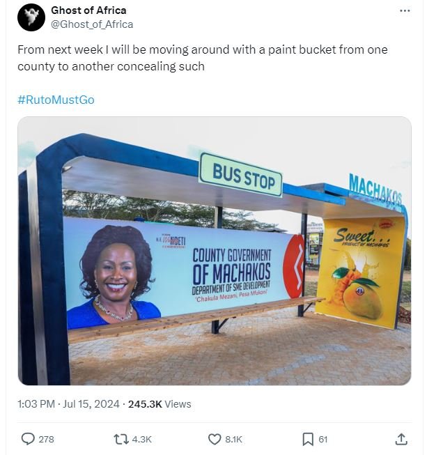 Ghost of africa ghost_of_africa from next week will be moving around with a pain