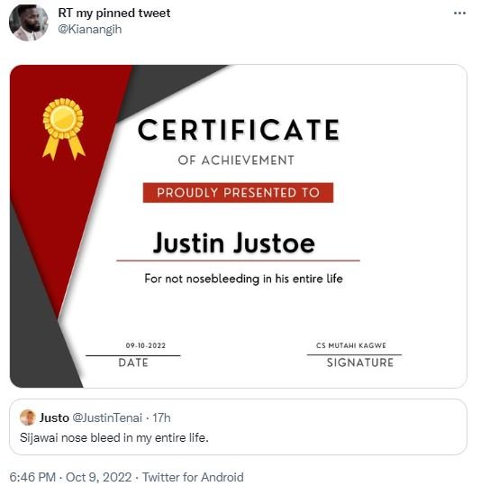 Rt my pinned tweet kianangih certificate of achievement proudly presented to jus