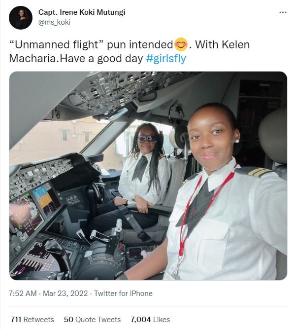 Capt. irene koki mutungi ms_koki unmanned flight pun intended with kelen machari