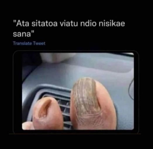 Ata sitatoa viatu ndio nisikae sana Transloto Tvool