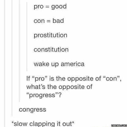 Pro good con bad prostitution constitution wake up america if pro is the opposit