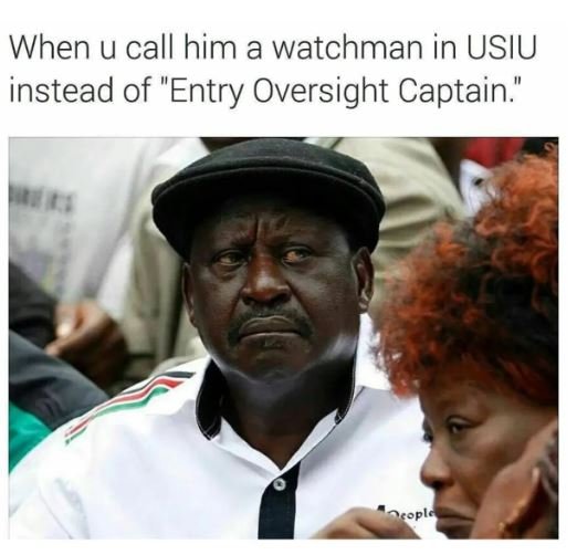 When u call him a watchman in usiu instead of entry oversight captain coplc