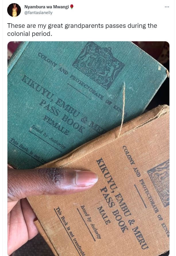 Nyambura wa mwangi fantasianelly these are my great grandparents passes during t