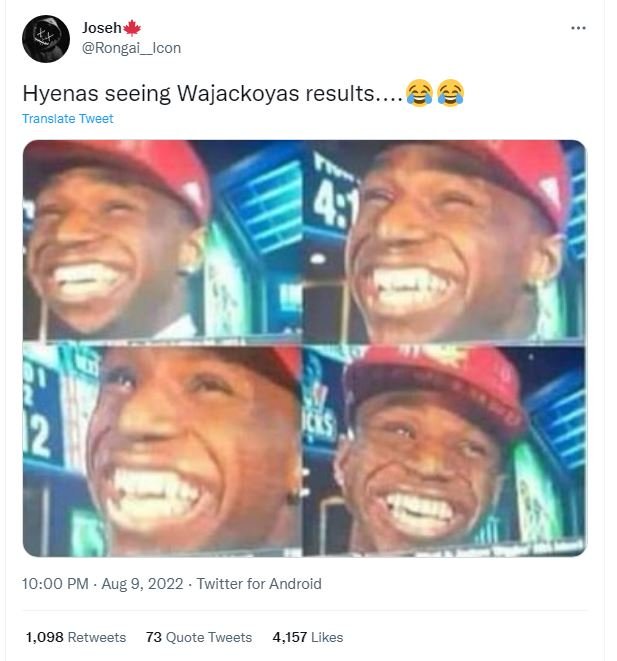 Joseh rongai_icon hyenas seeing wajackoyas results. translate tweer 48 2 2 1000